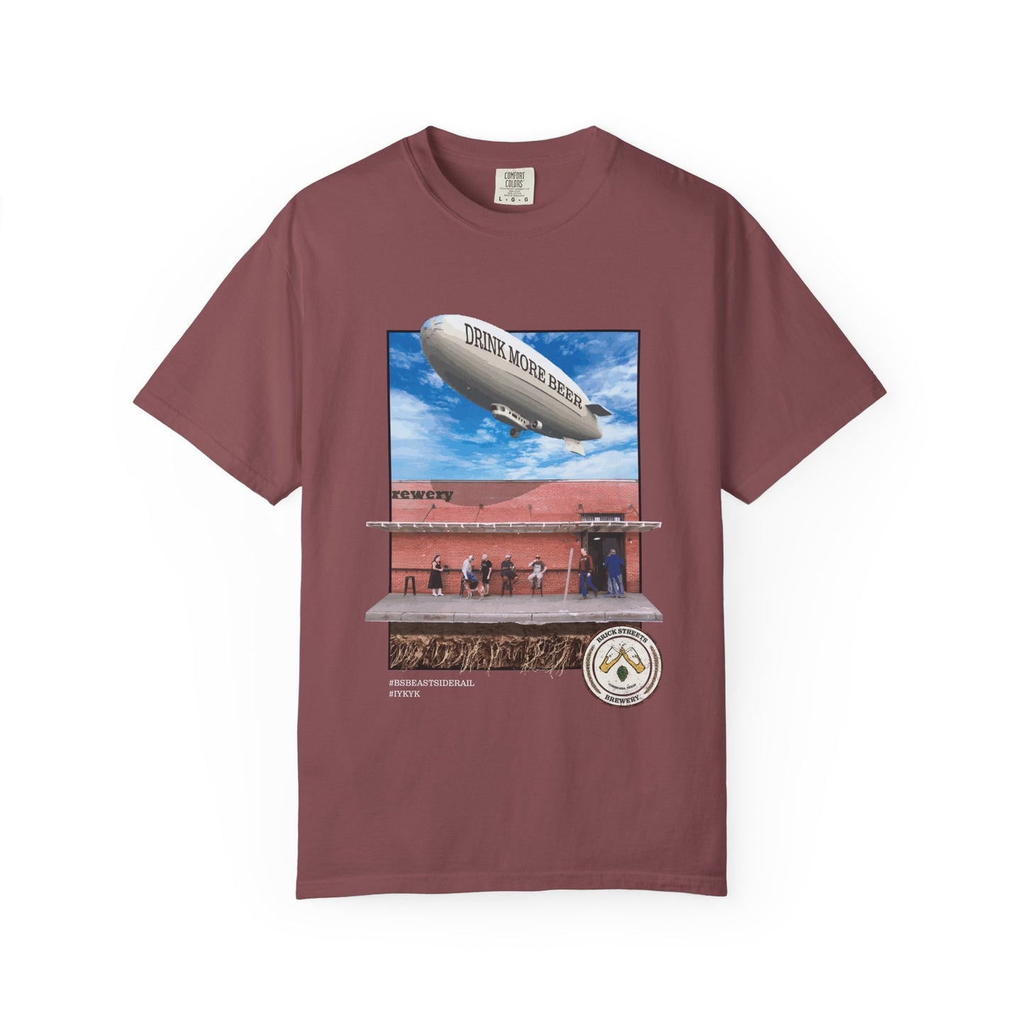 'East Side Rail' Graphic Tee w/ white text