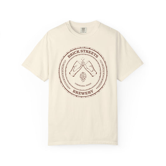 Brick Streets Brewery - Casual Beer Lover Tee - Rust Logo