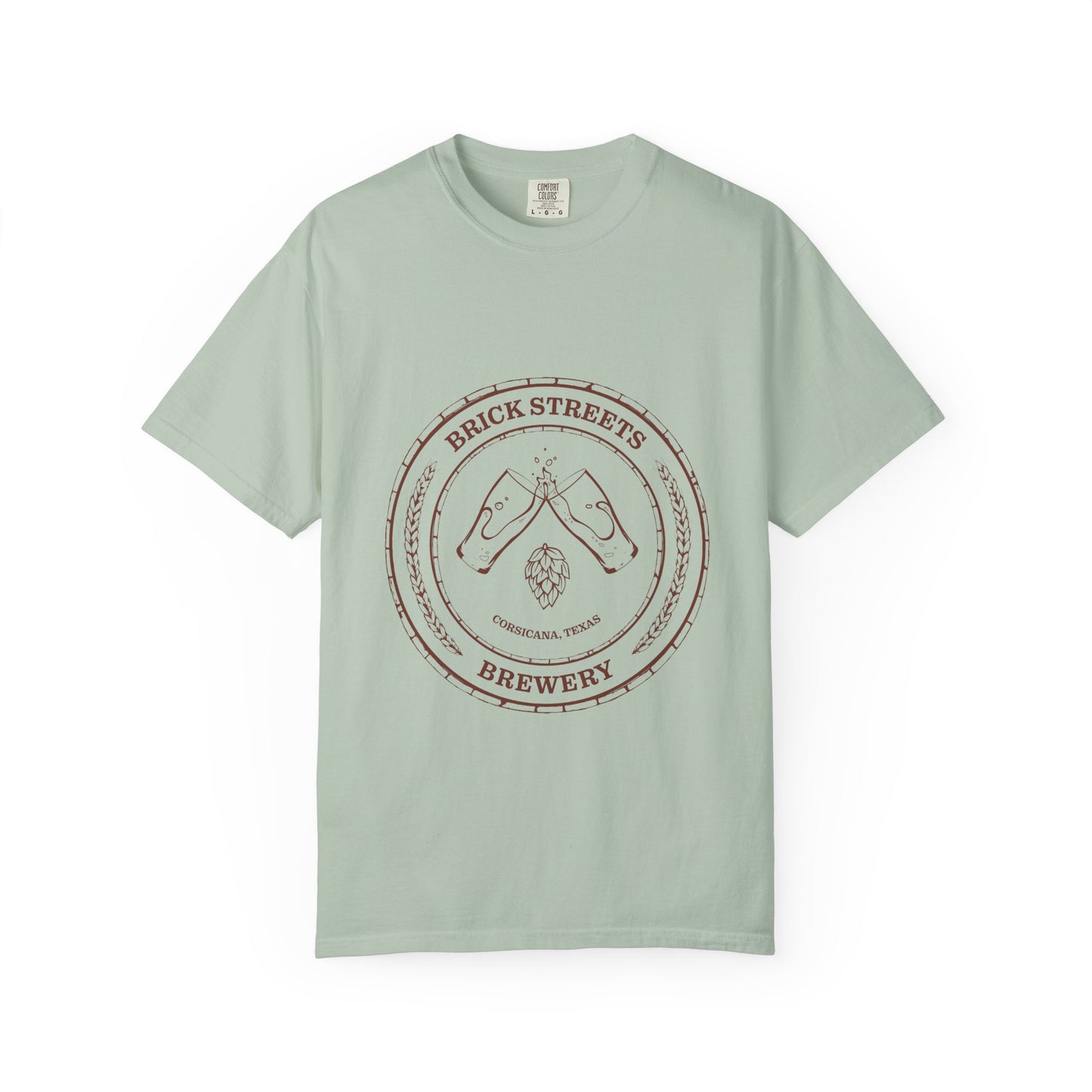 Brick Streets Brewery - Casual Beer Lover Tee - Rust Logo