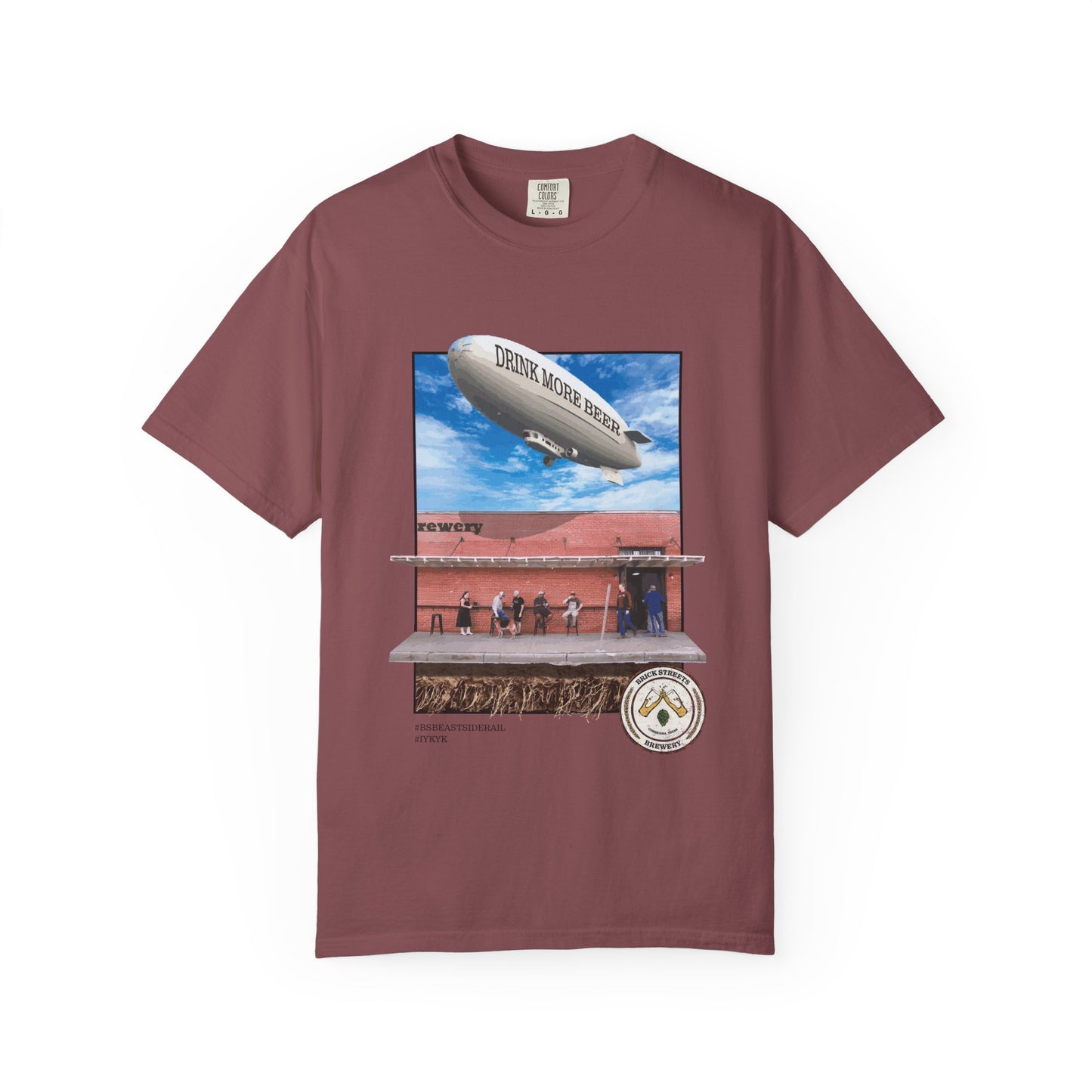 'East Side Rail' Graphic Tee w/ black text