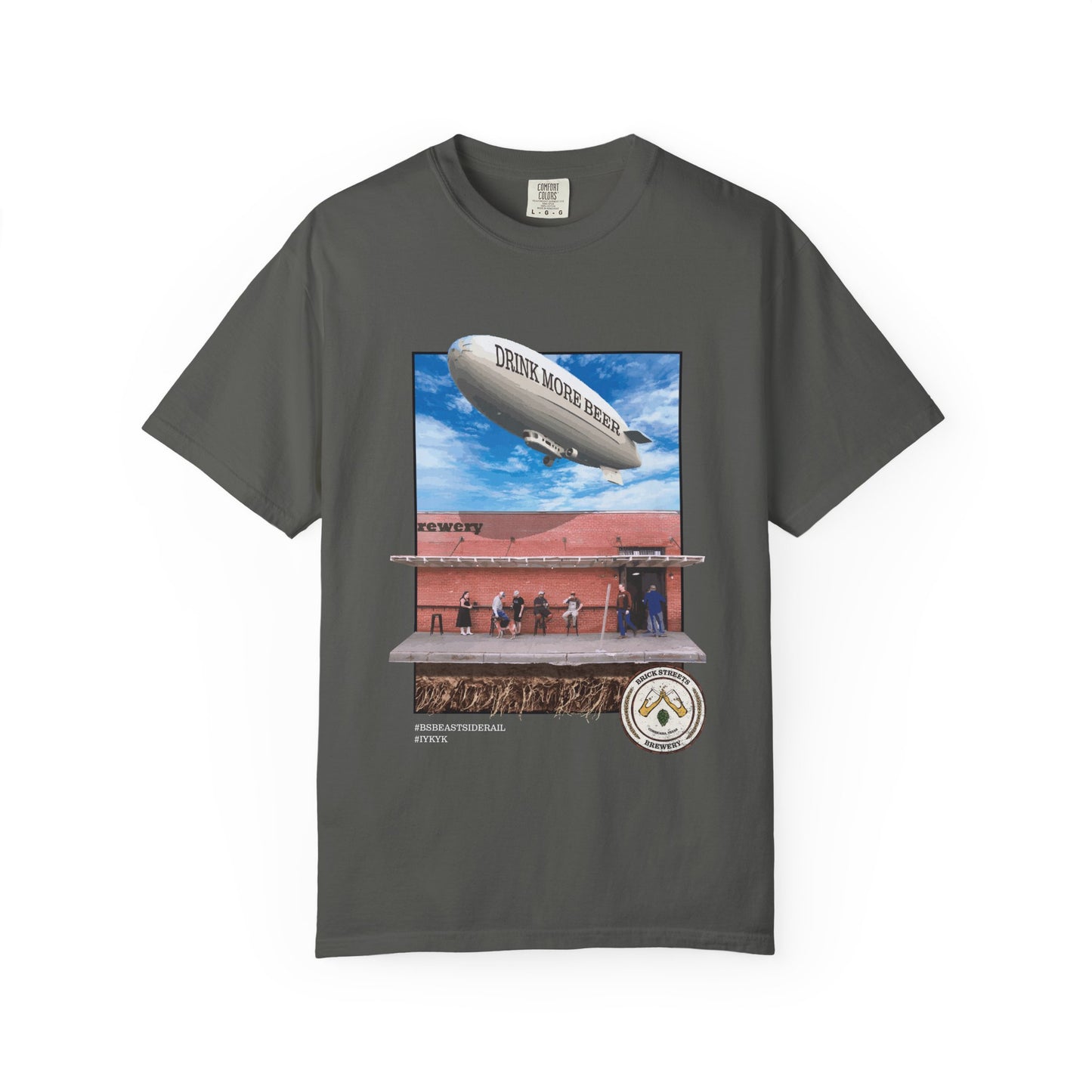 'East Side Rail' Graphic Tee w/ white text