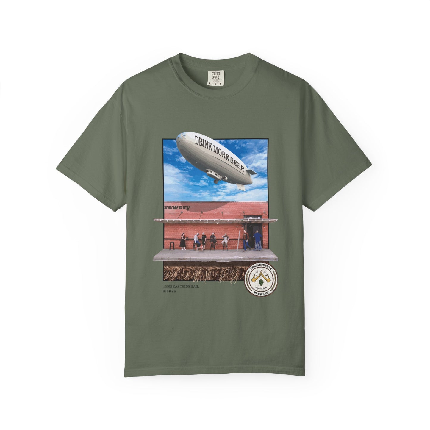 'East Side Rail' Graphic Tee w/ black text