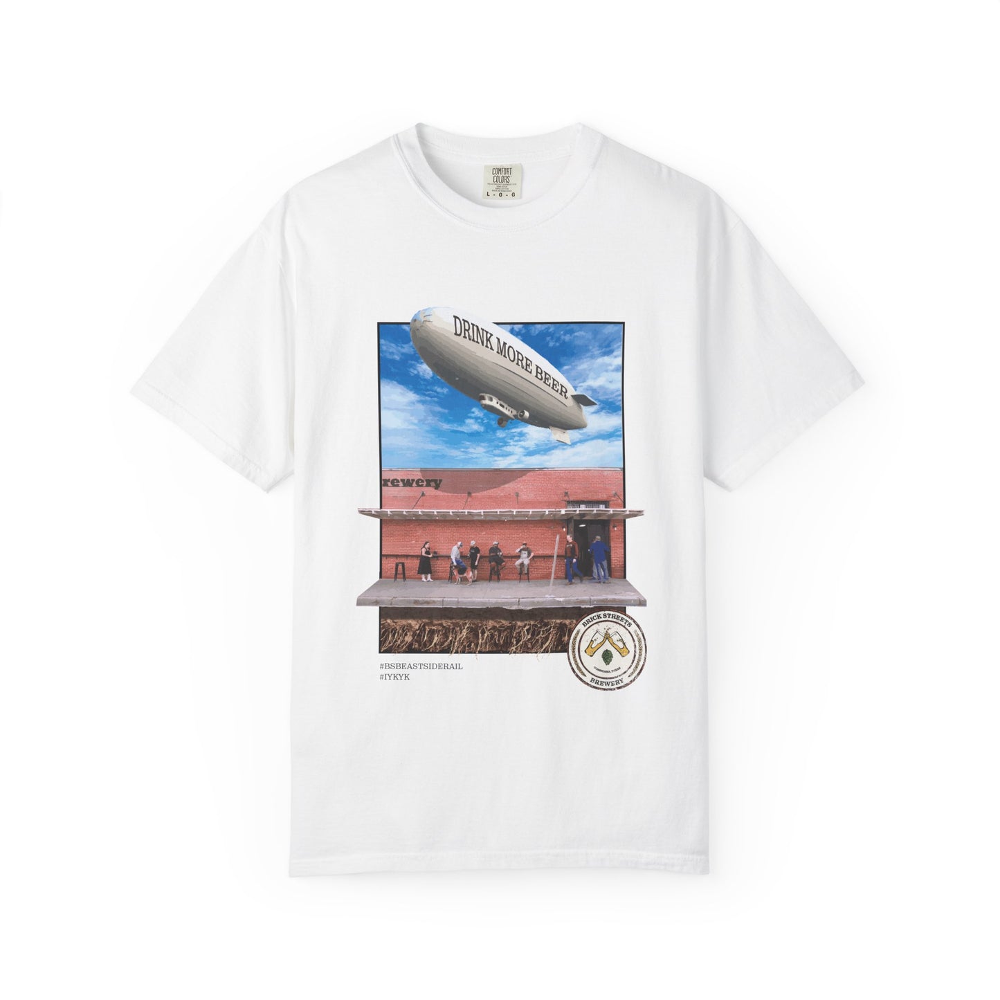 'East Side Rail' Graphic Tee w/ black text