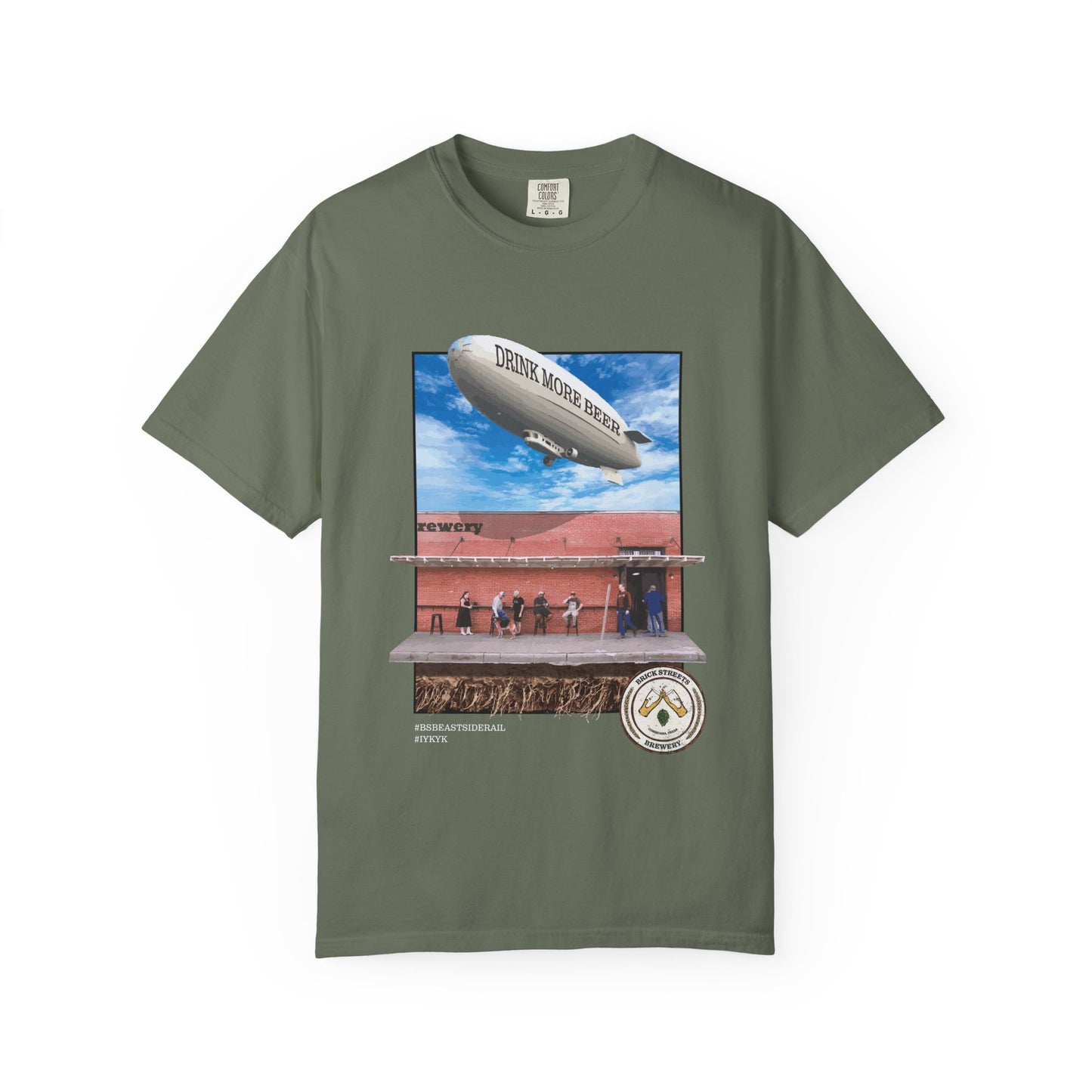 'East Side Rail' Graphic Tee w/ white text