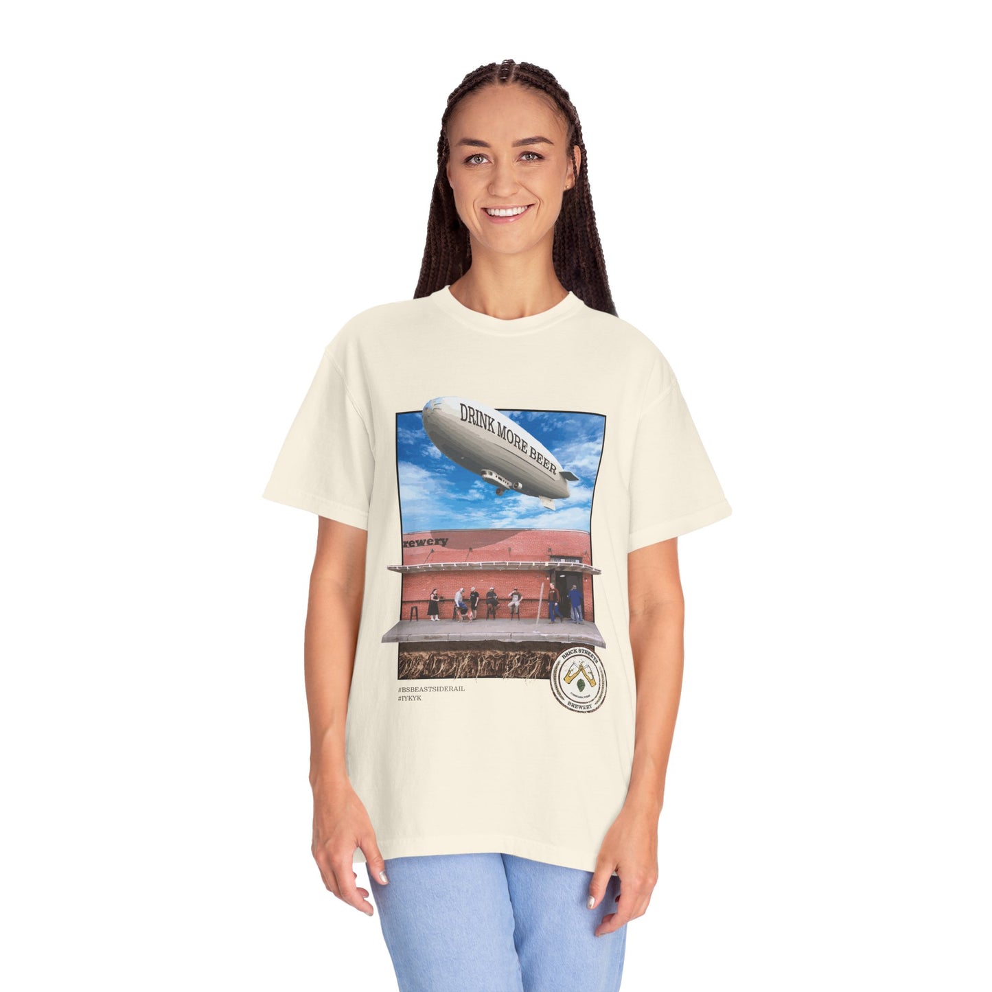 'East Side Rail' Graphic Tee w/ black text