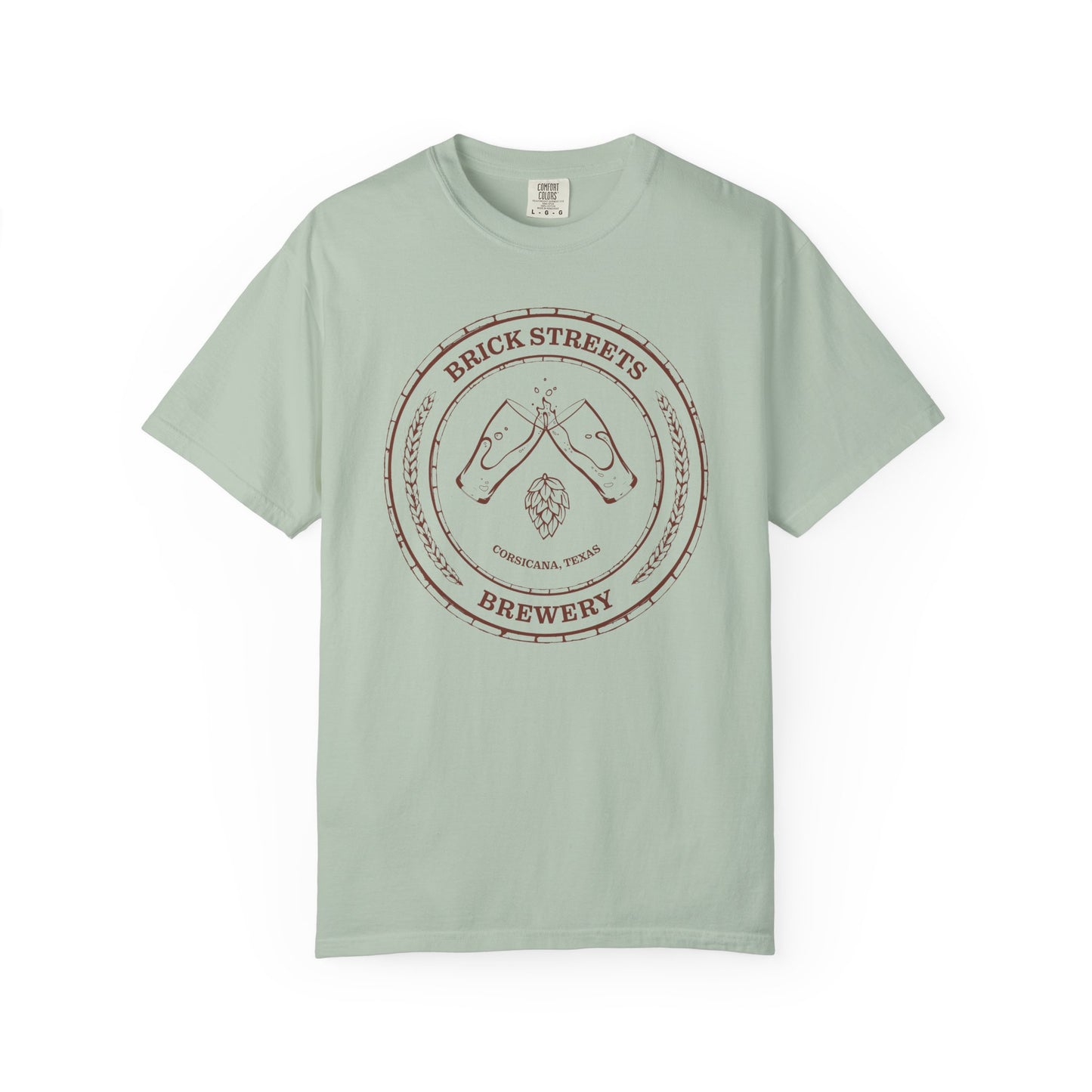 Brick Streets Brewery - Casual Beer Lover Tee - Rust Logo