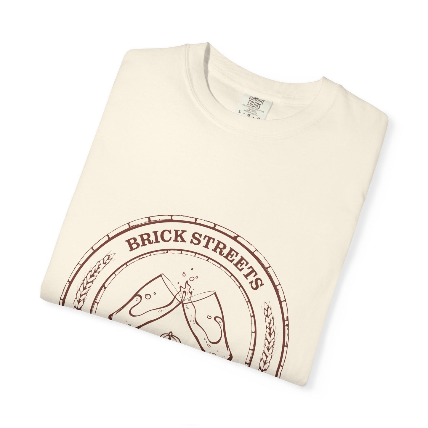 Brick Streets Brewery - Casual Beer Lover Tee - Rust Logo