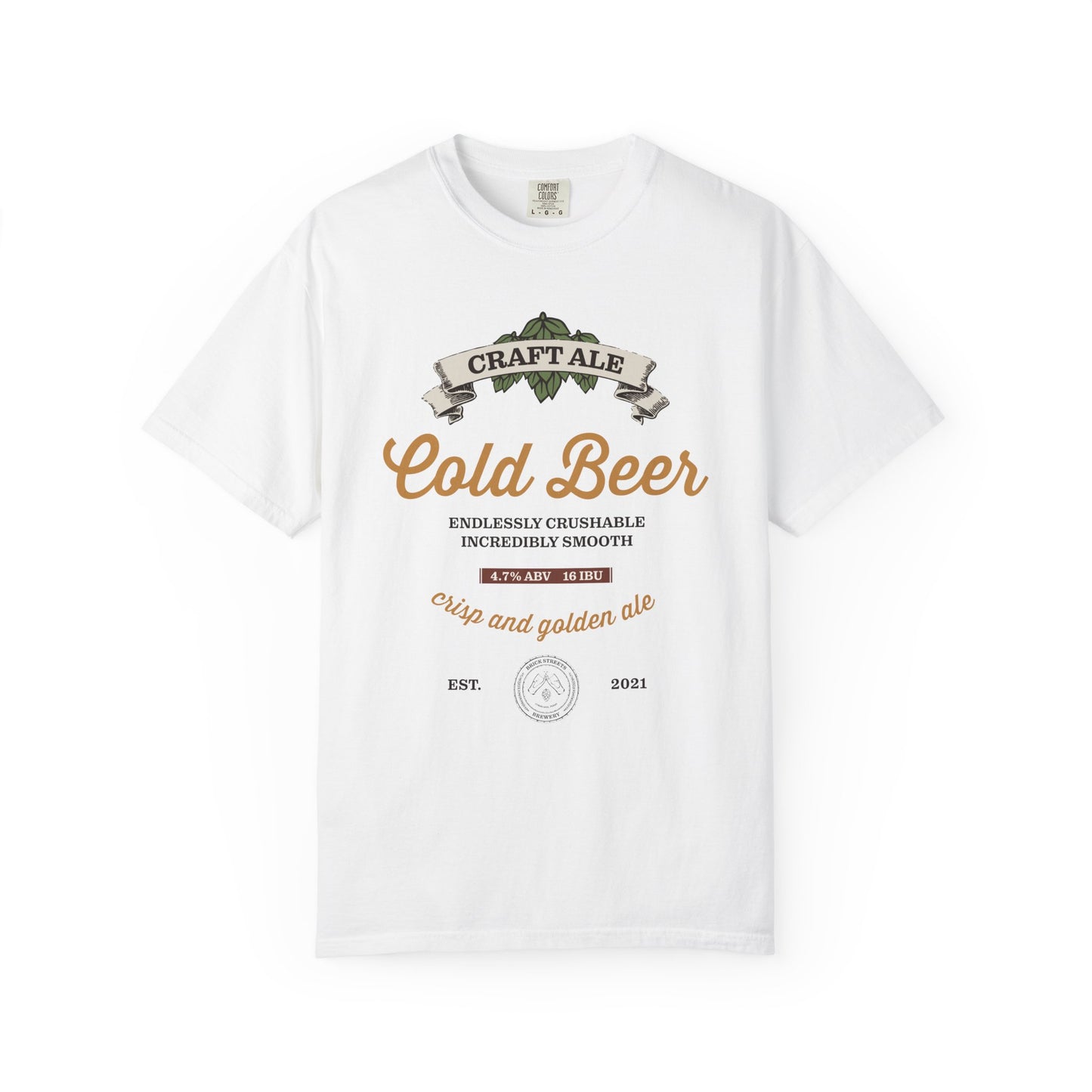 Brick Streets Brewery - Cold Beer Tee