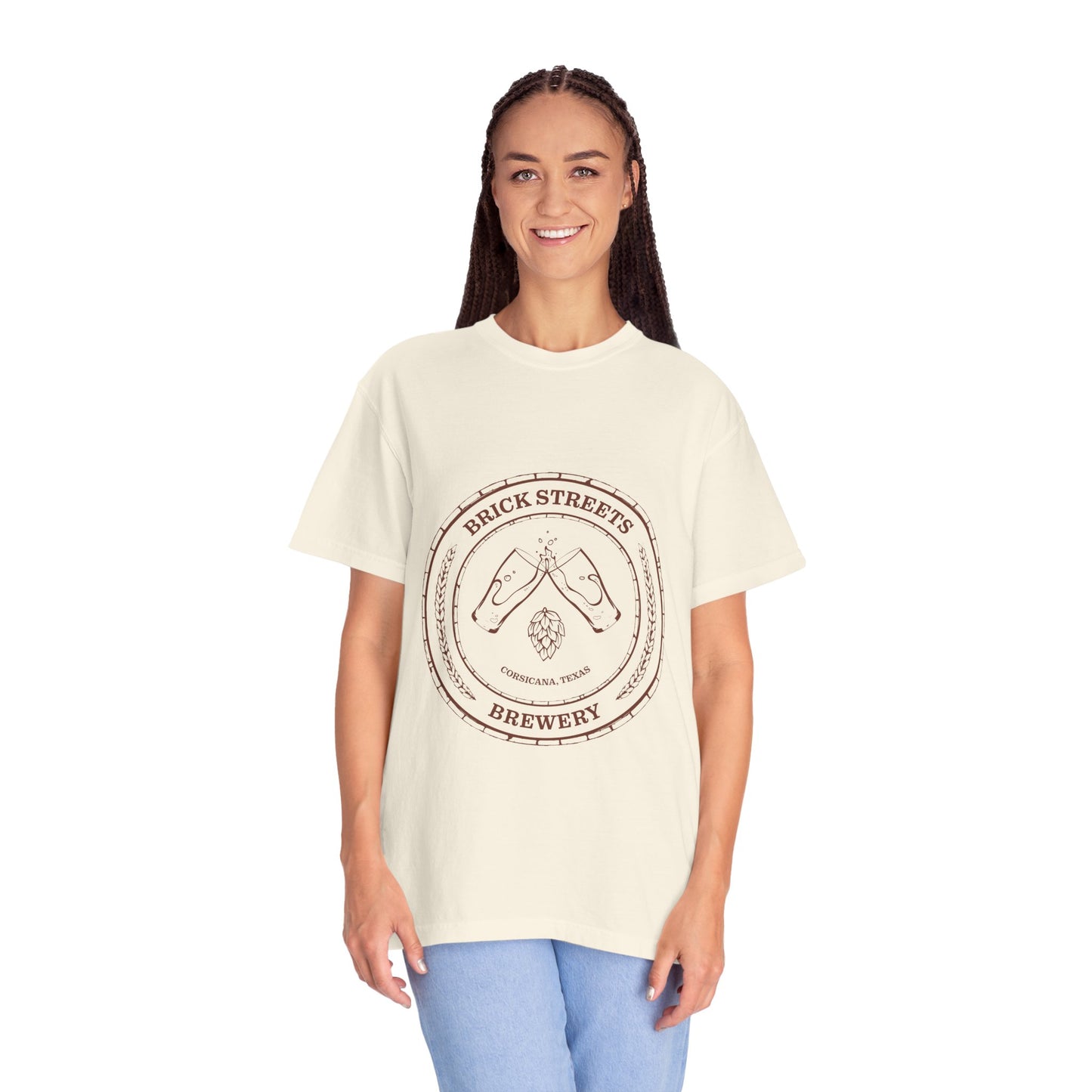 Brick Streets Brewery - Casual Beer Lover Tee - Rust Logo
