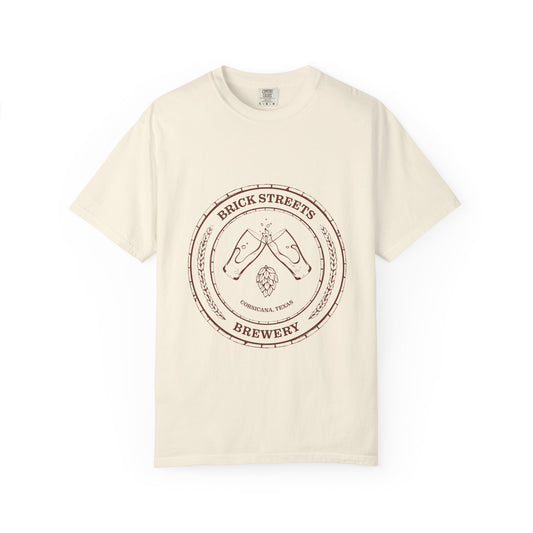 Brick Streets Brewery - Casual Beer Lover Tee - Rust Logo